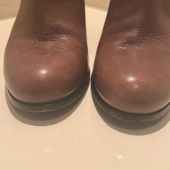 Prada Women's Size 40 Leather Booties Brown Fall Classic Quiet Luxury Minimalist - Picture 6 of 12